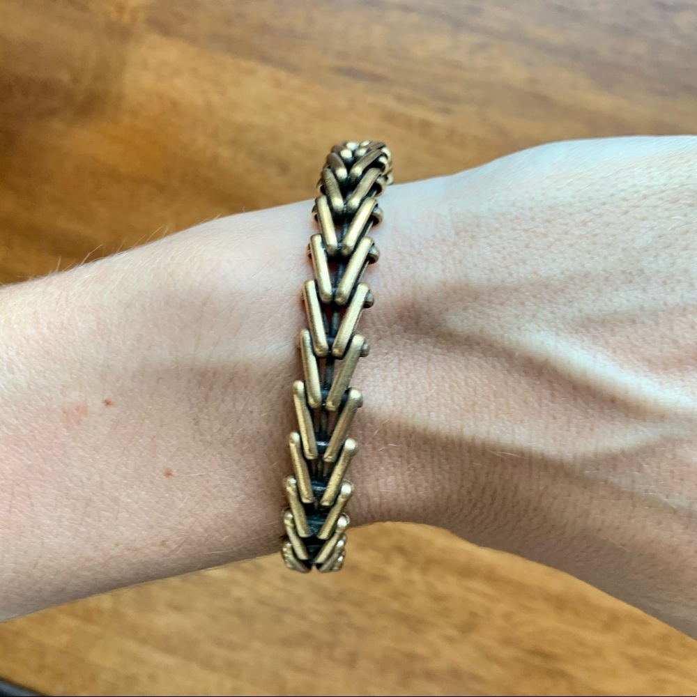 Alex and Ani Vintage 66 Gypsy Gold Metal Wrap Expandable Bangle Bracelet